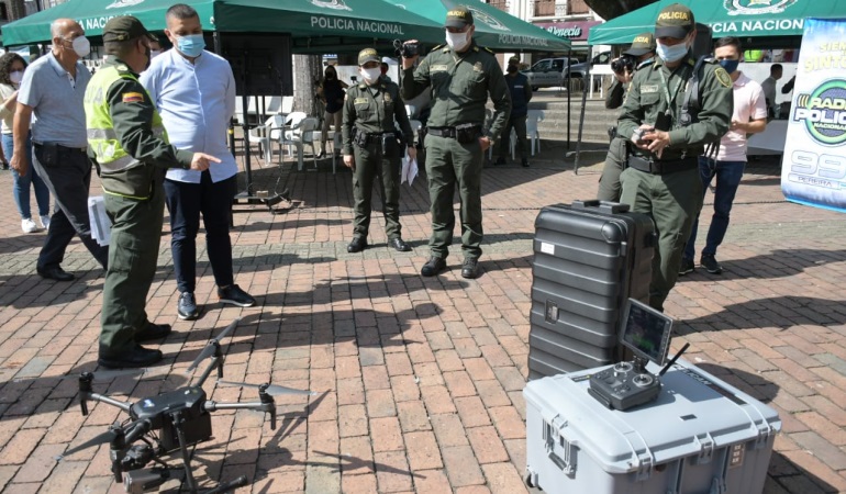 Los ‘ángeles’ de la seguridad sobrevuelan a Pereira